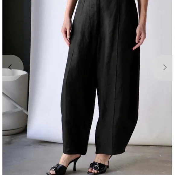 Cordera Linen Curved Pants OS
